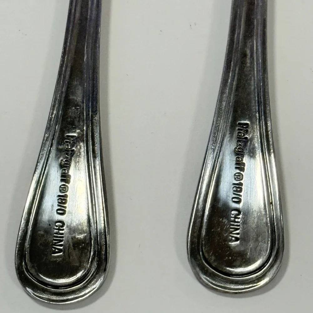Pfaltzgraff Flatware ** Discontinued Radiants Pattern **Set Of 3 Dinner Forks